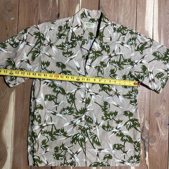 Newt Honolulu Hawaiian Shirt Men's Medium Button Up Short Sleeve USA Made Floral - Picture 3 of 8